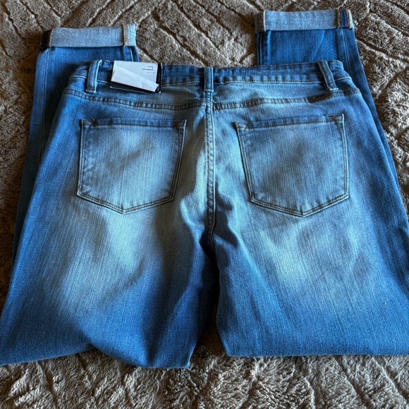 KanCan Light Blue Distressed Boyfriend Jeans - Picture 2 of 4